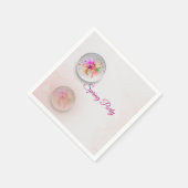 Bloemorb papieren servetten (Hoek)