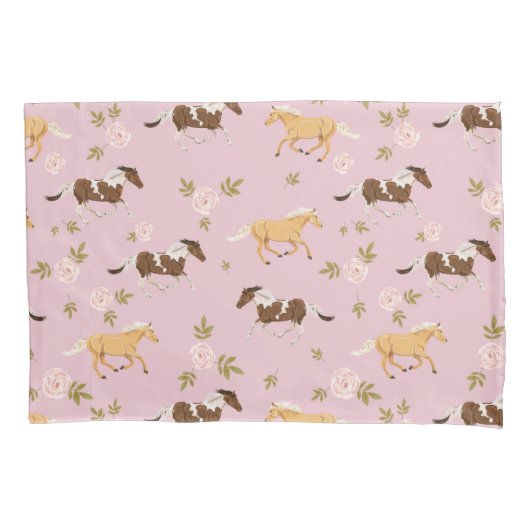 bloempaard kussensloop (Voorkant-Links)