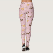 bloempaard leggings (Achterkant)
