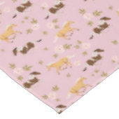 bloempaard tafelkleed (Gekanteld)