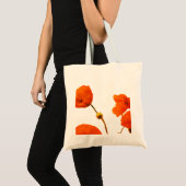 Bloempapaver Bloem Bruidsmeisje Gift Favoriet Brui Tote Bag (Voorkant (product))