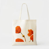 Bloempapaver Bloem Bruidsmeisje Gift Favoriet Brui Tote Bag (Voorkant)