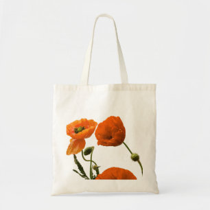Bloempapaver Bloem Bruiloften Bruidsmeisje Gift Fa Tote Bag