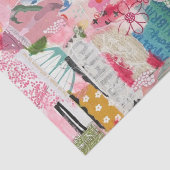 Bloempapier Collage Mixed Media Tissue Paper Tissuepapier (Detail)