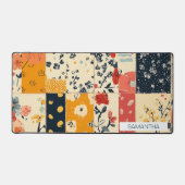 Bloempatchwork Patchwork Pattern (9) Bureaumat (Voorkant)