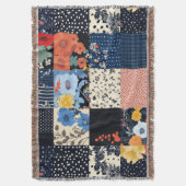  Bloempatchwork Patchwork Pattern (9) Deken (Voorkant Verticaal)