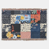  Bloempatchwork Patchwork Pattern (9) Deken (Voorkant)