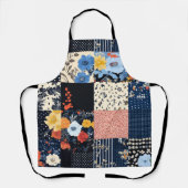  Bloempatchwork Patchwork Pattern (9) Schort (Voorkant)