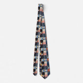 Bloempatchwork Patchwork Pattern (9) Stropdas (Achterkant)