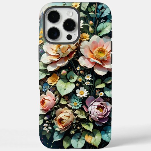 bloempatronen Case-Mate iPhone case (Achterkant)