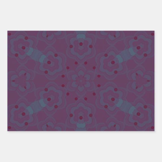 Bloempatronen Inpakpapier Vel (Voorkant)