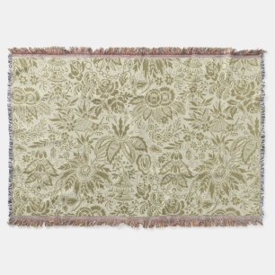Bloempatroon Antiek Damask Paisley Deken
