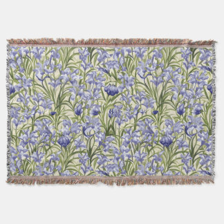 Bloempatroon Bluebell Bloemen Deken