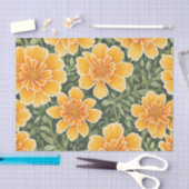 Bloempatroon goudsbloem bloemen tissuepapier (Craft)