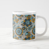  bloempatroon grote koffiekop (Rechts)