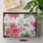 Bloempatroon Hibiscus Bloemen Tissuepapier (Geschenk)