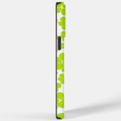 Bloempatroon in Lime Groen en Wit Case-Mate iPhone Case (Achterkant / Rechts)