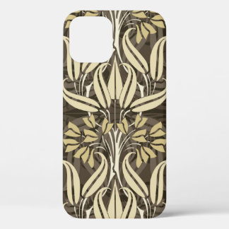 bloempatroon in moderne stijl iPhone 12 hoesje