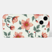 Bloempatroon Iphone hoesje (Achterkant (horizontaal))