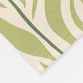 Bloempatroon met tulpen fleece deken (Hoek)