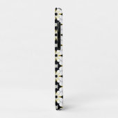 Bloempatroon met witte en gele bloem Case-Mate iPhone case (Achterkant/links)