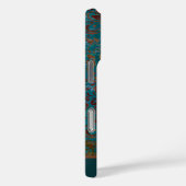  Bloempatroon Monogram iPhone / iPad hoesje (Achterkant / Rechts)