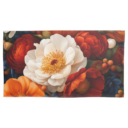 Bloempatroon Single King Kussensloop (Voorkant)