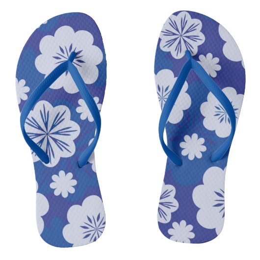 bloempatroon teenslippers (Voetbed)