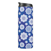 bloempatroon thermosbeker (Geroteerd rechts)
