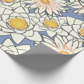 Bloempatroonlotuslib Cadeaupapier (Hoek)