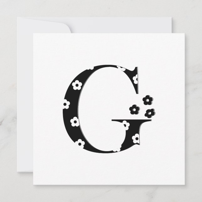 Bloempatroonplaat G (Voorkant)