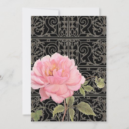 bloemperen botanische koppels schoeisel kaart (Achterkant)