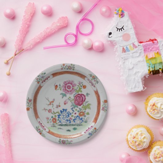  bloemperk tuin chinoiserie china papieren bordje (Feest)