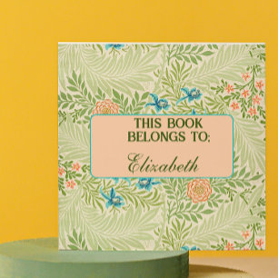  bloemplaat vierkante sticker