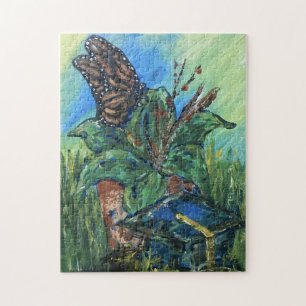 Bloempot & Afstudeerder Pet Puzzel