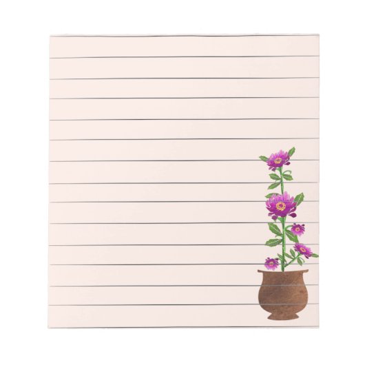 Bloempot Notitieblok (Voorkant)