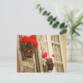 bloempotten briefkaart (Staand voorkant)