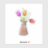 Bloempotten Sticker (Vel)