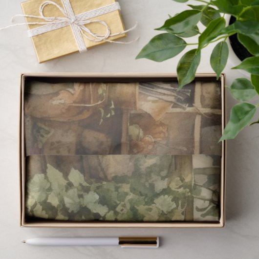 Bloempotten Tissuepapier (Geschenk)