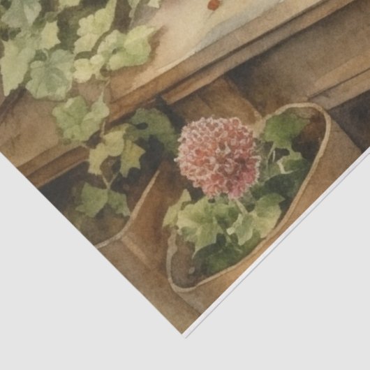 Bloempotten Tissuepapier (Detail)