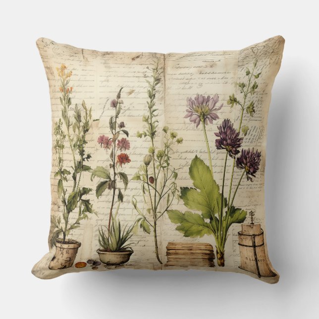  Bloemprint Kussen (Voorkant)