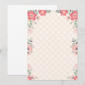 bloemrand kaart (Voorkant / Achterkant)