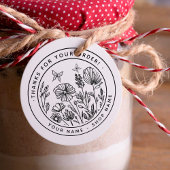 Bloemrijk Dank u Small Business Rubberstempel