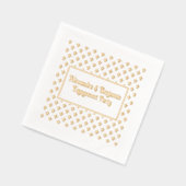 Bloemrijke achtergrond elke gelegenheid - Engageme Folie Servetten (Links)