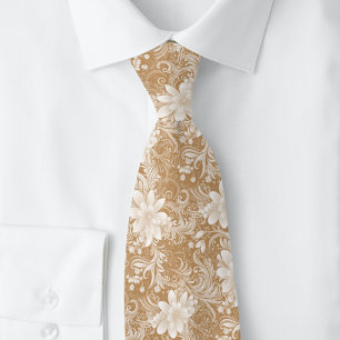 Bloemrijke Batik Stropdas