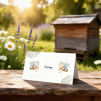 Bloemrijke Bijenkorven en kleine Bij Baby Shower