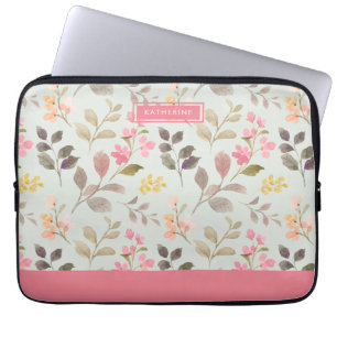 Bloemrijke Elegantie Boho Stijl Cute Laptop Sleeve