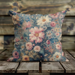 Bloemrijke Elegantie Kussen