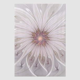 Bloemrijke fantasie, abstracte moderne pastelbloem tissuepapier