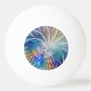 Bloemrijke fantasie, kleurrijke abstracte fractale pingpongballen
